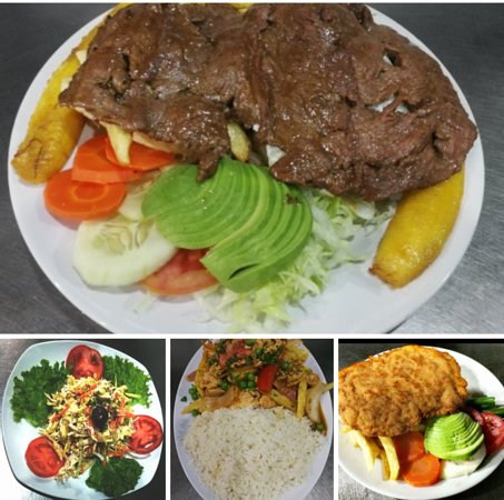 Plato a la carta del restaurante